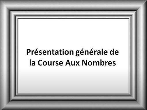 présentation course aux nombres